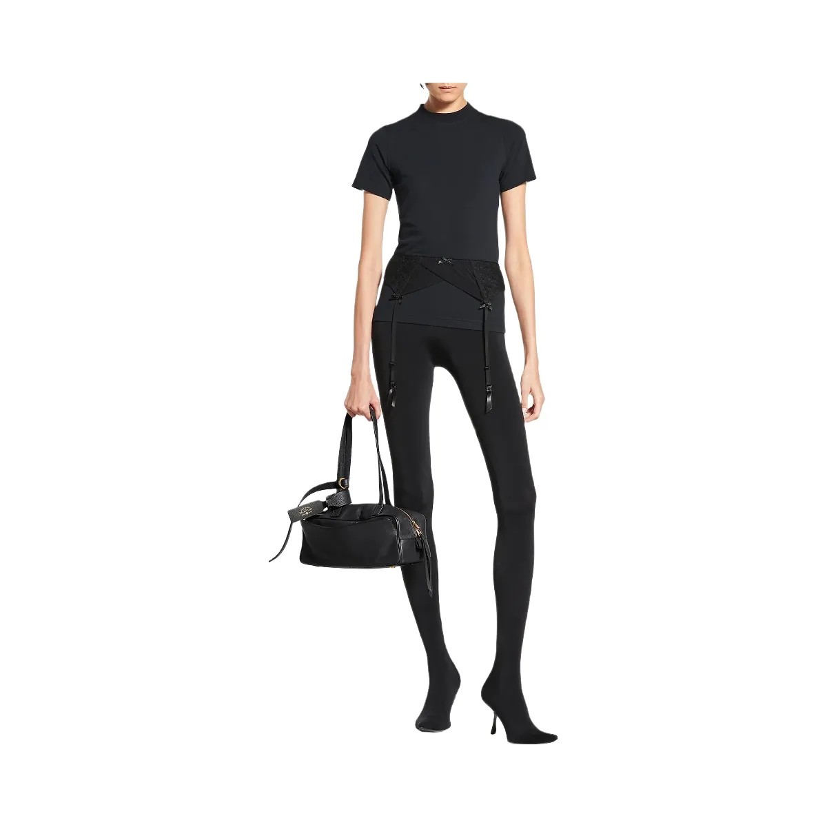 Balenciaga Carrie Small Bowling Bag - HypeFly India View 3