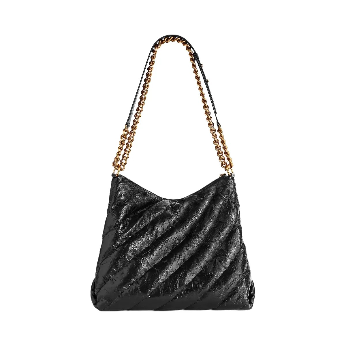 Balenciaga Crush Medium Quilted Hobo Bag - HypeFly India View 6