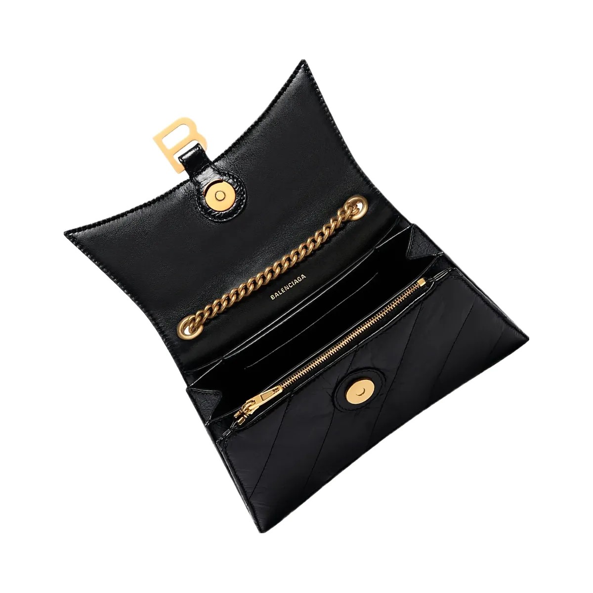 Balenciaga Crush XS Quilted Chain Bag - HypeFly India View 5