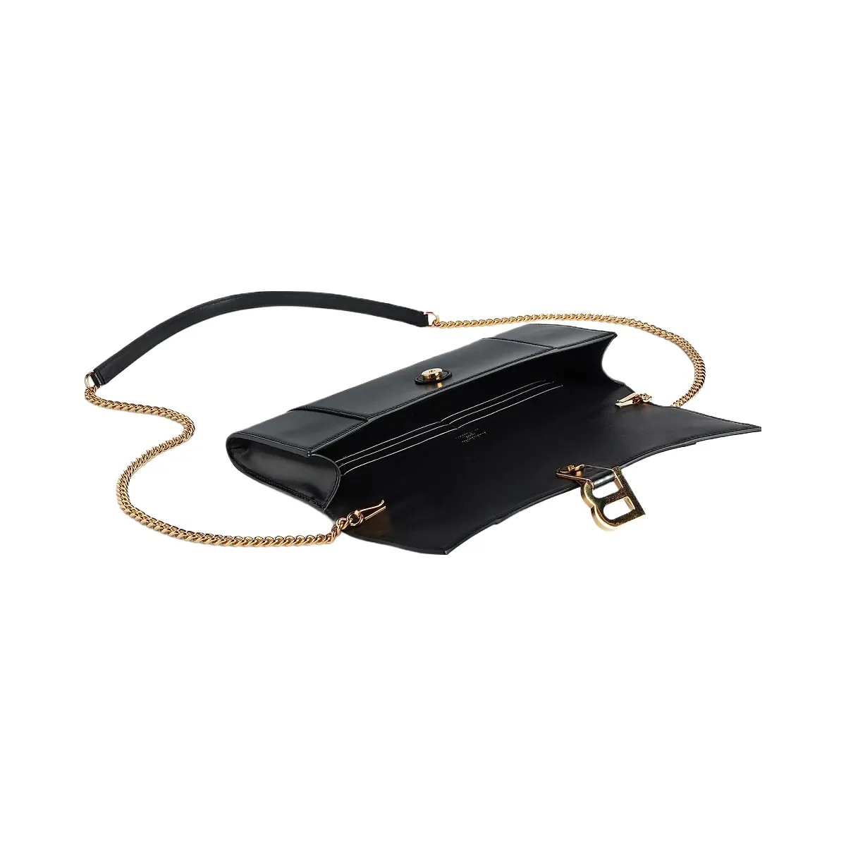 Balenciaga Hourglass Pochette with Chain - HypeFly India View 6