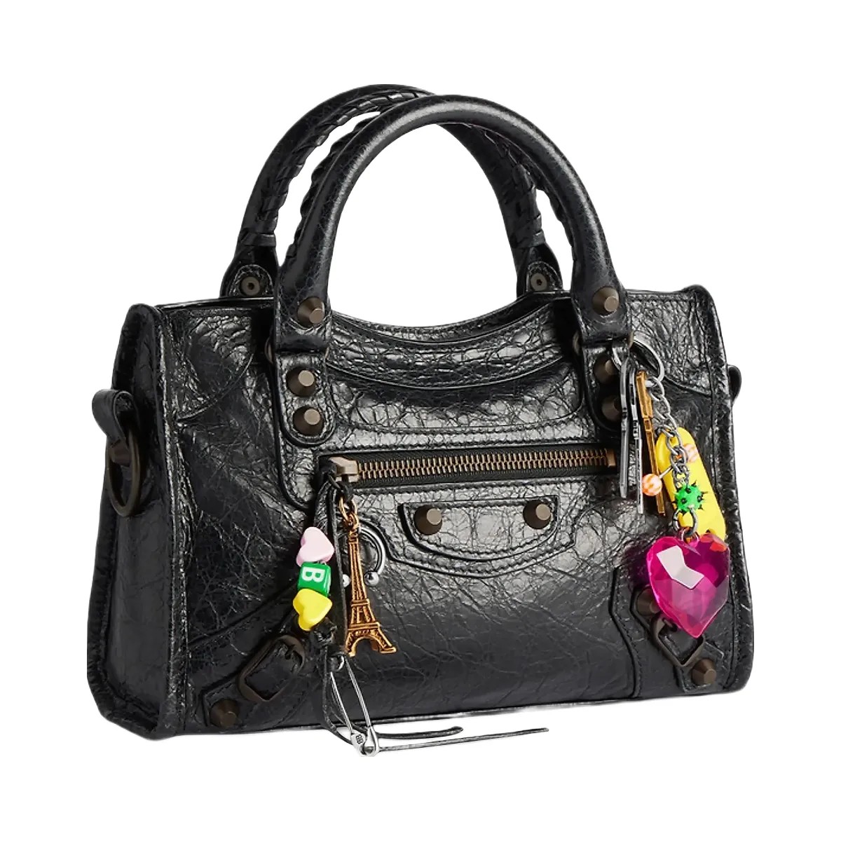 Balenciaga Le City Mini Bag with Charms - HypeFly India View 4