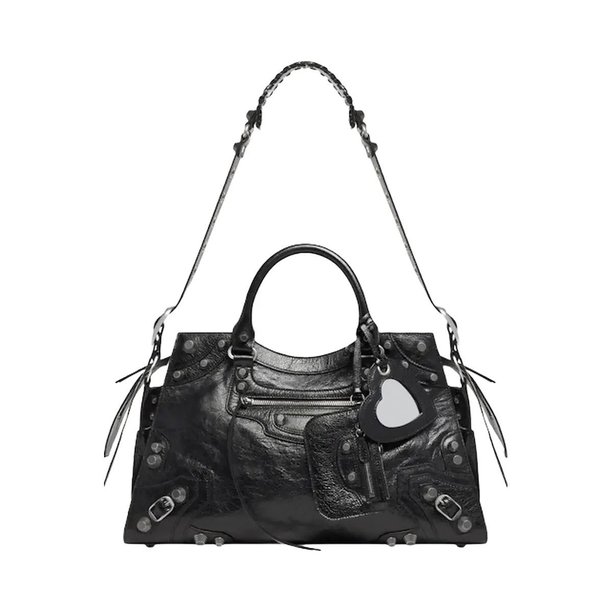 Balenciaga Neo Cagole Handbag Black - HypeFly India View 1