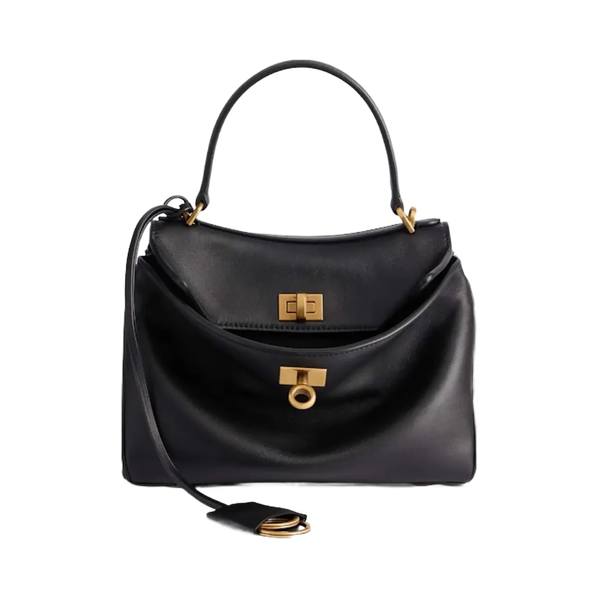 Balenciaga Rodeo Mini Handbag Black - HypeFly India View 1
