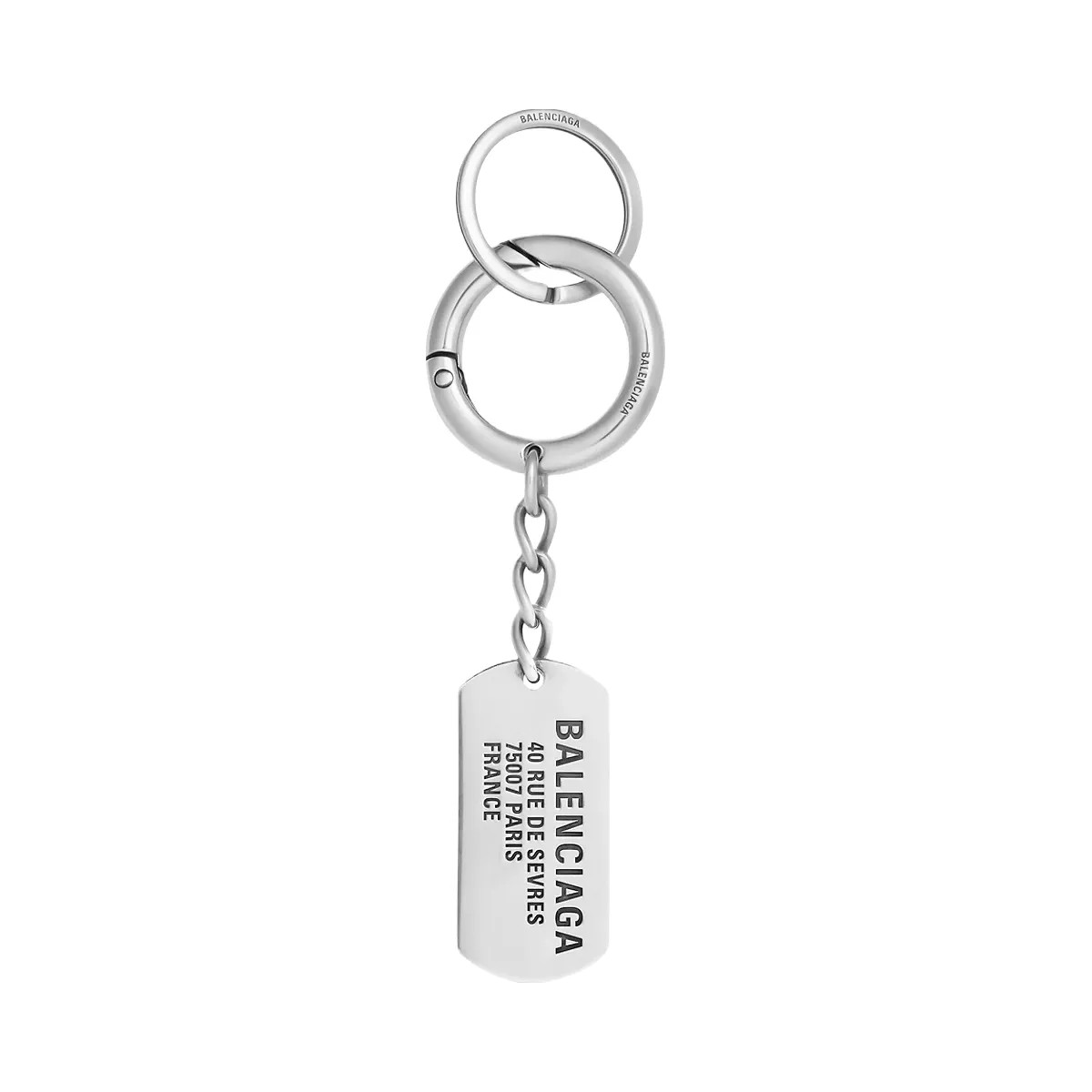 Balenciaga Tags Keychain - HypeFly India View 1