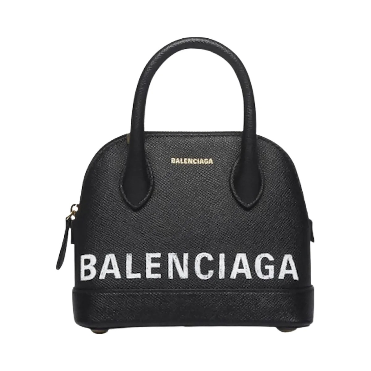 Balenciaga Ville Top Handle Xxs Black/White - HypeFly India View 1