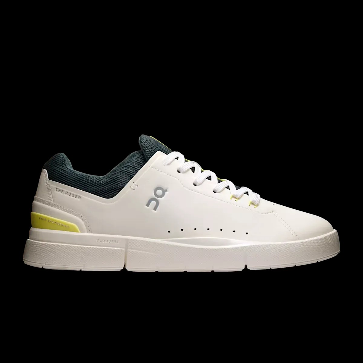 On Running THE ROGER Advantage Ivory | Evergreen - HypeFly India View 1