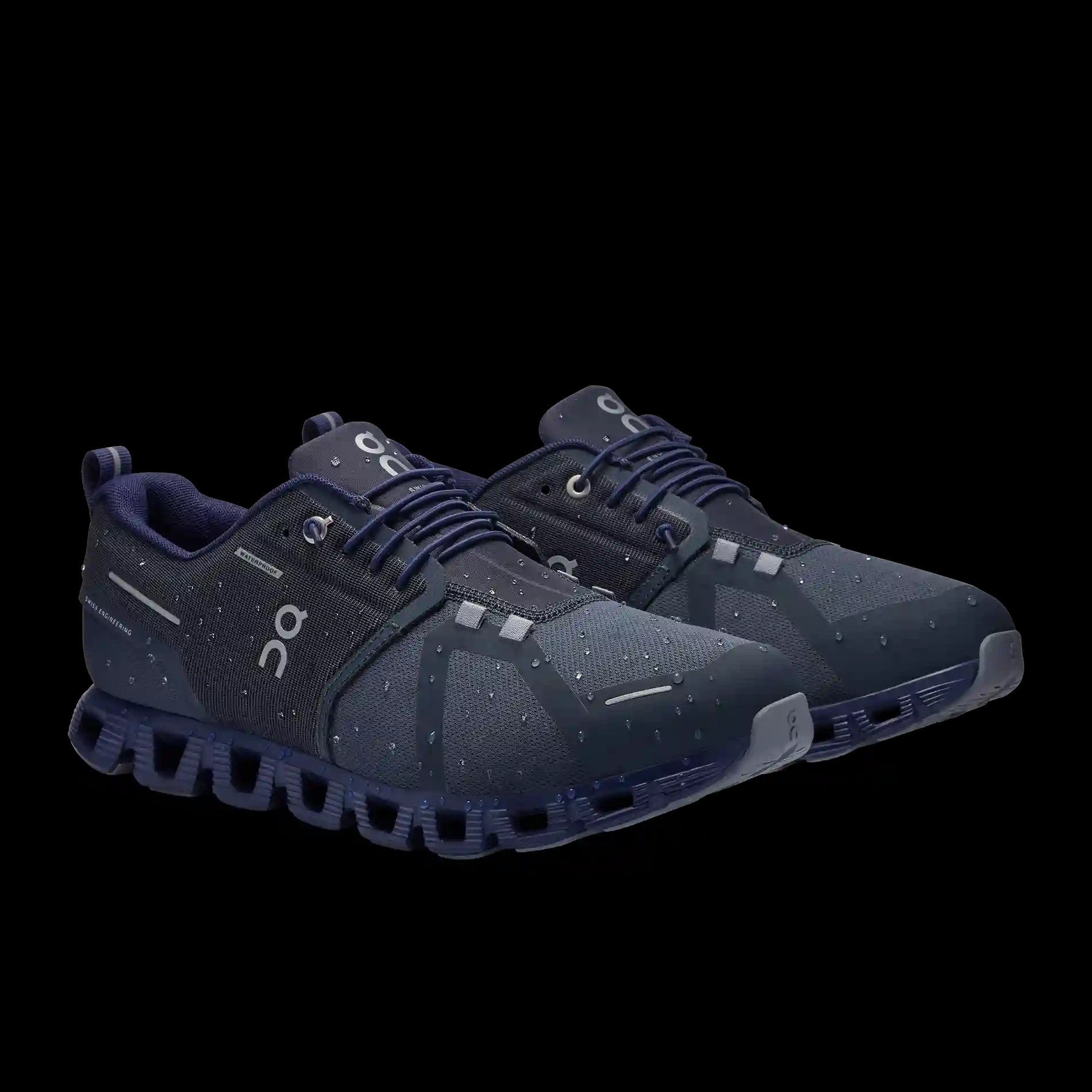 On Running Cloud 5 Waterproof Navy Ink - HypeFly India View 3