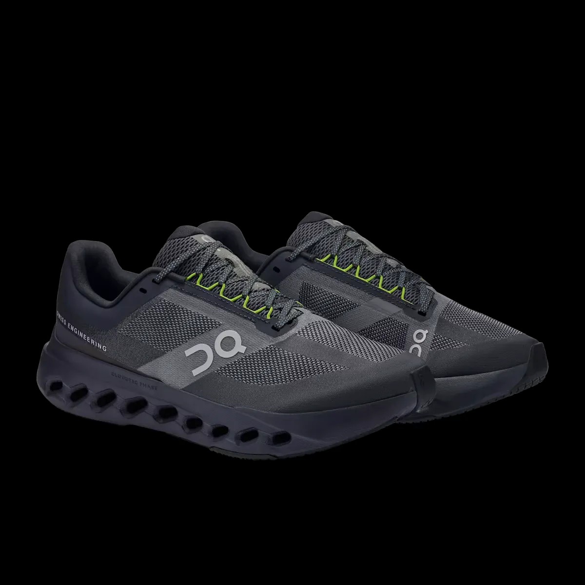 On Running Cloudsurfer Next Lumos Black Iron - HypeFly India View 2