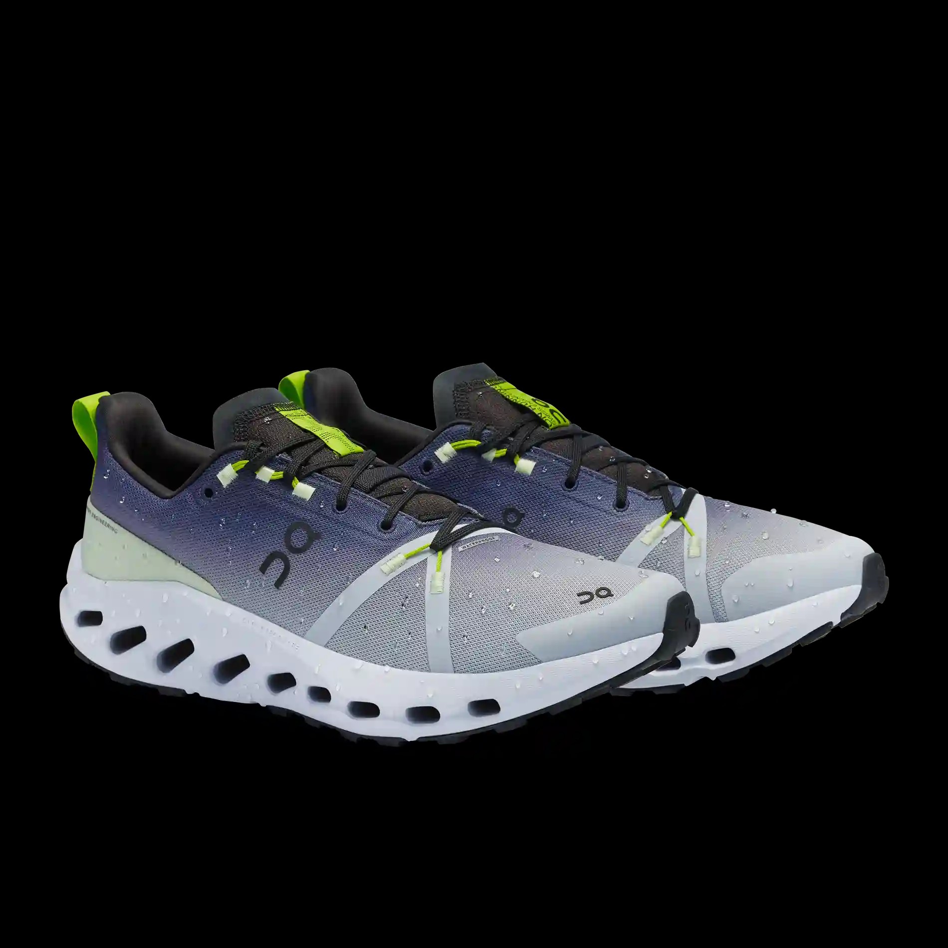 Cloudsurfer Trail Waterproof Black Heather On Running - HypeFly India View 2