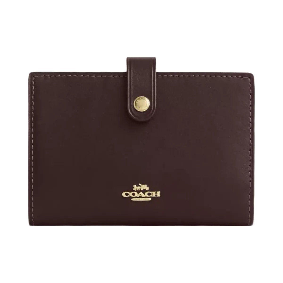 Coach 2-In-1 Wallet in Gold Espresso - HypeFly India View 1