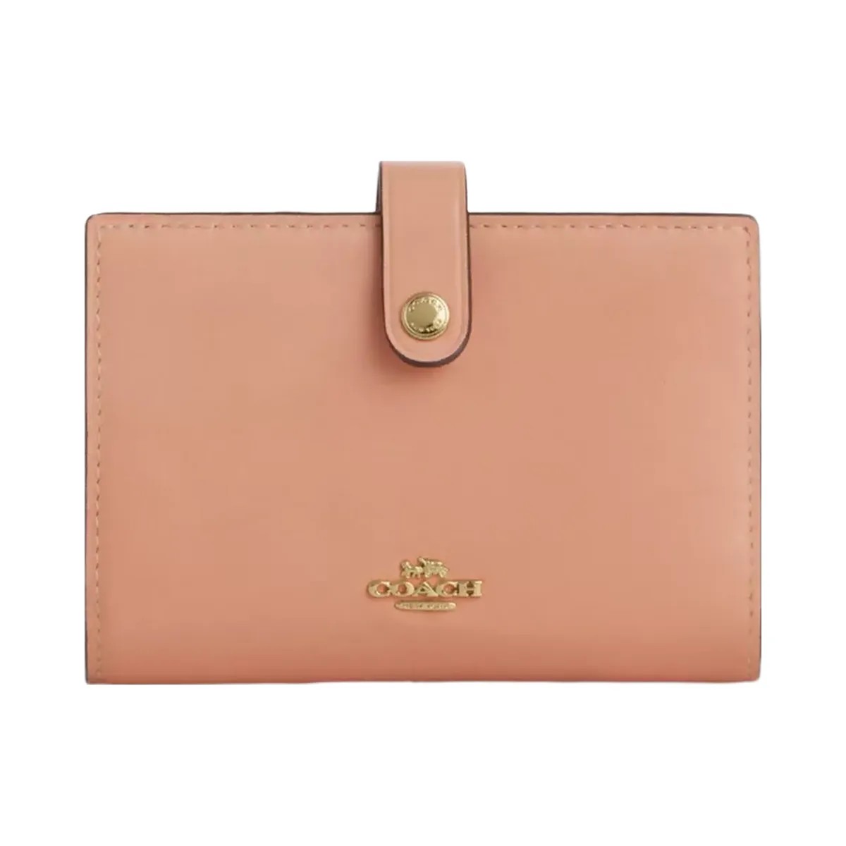 Coach 2-In-1 Wallet in Gold Light Pink - HypeFly India View 1