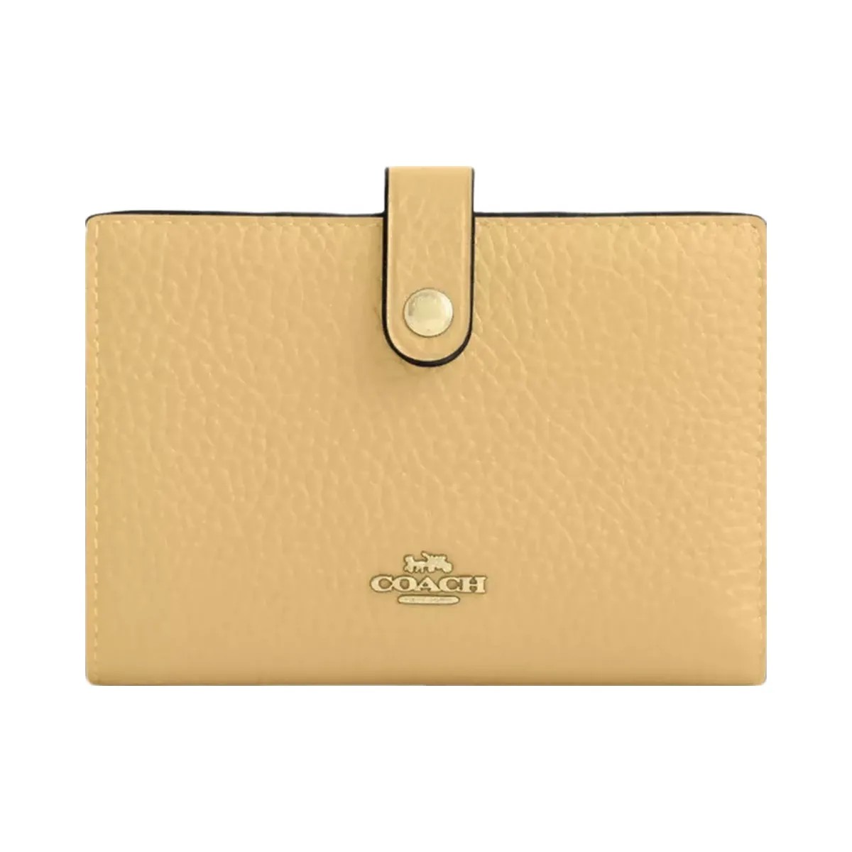 Coach 2-In-1 Wallet in Gold Soft Yellow - HypeFly India View 1