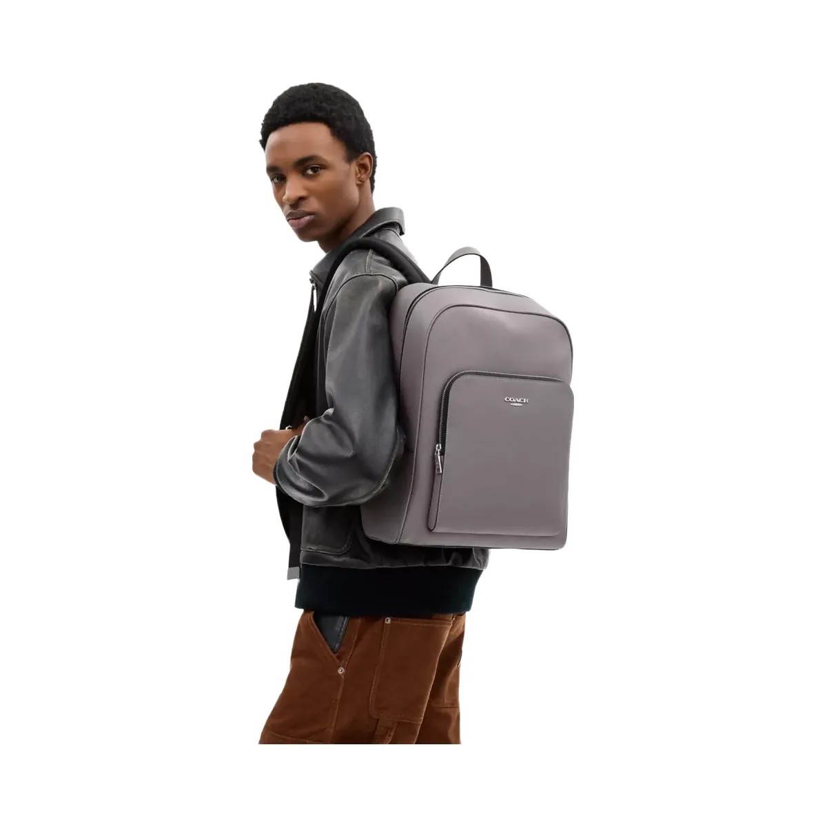 Coach Aiden Backpack in Silver Graphite - HypeFly India View 4