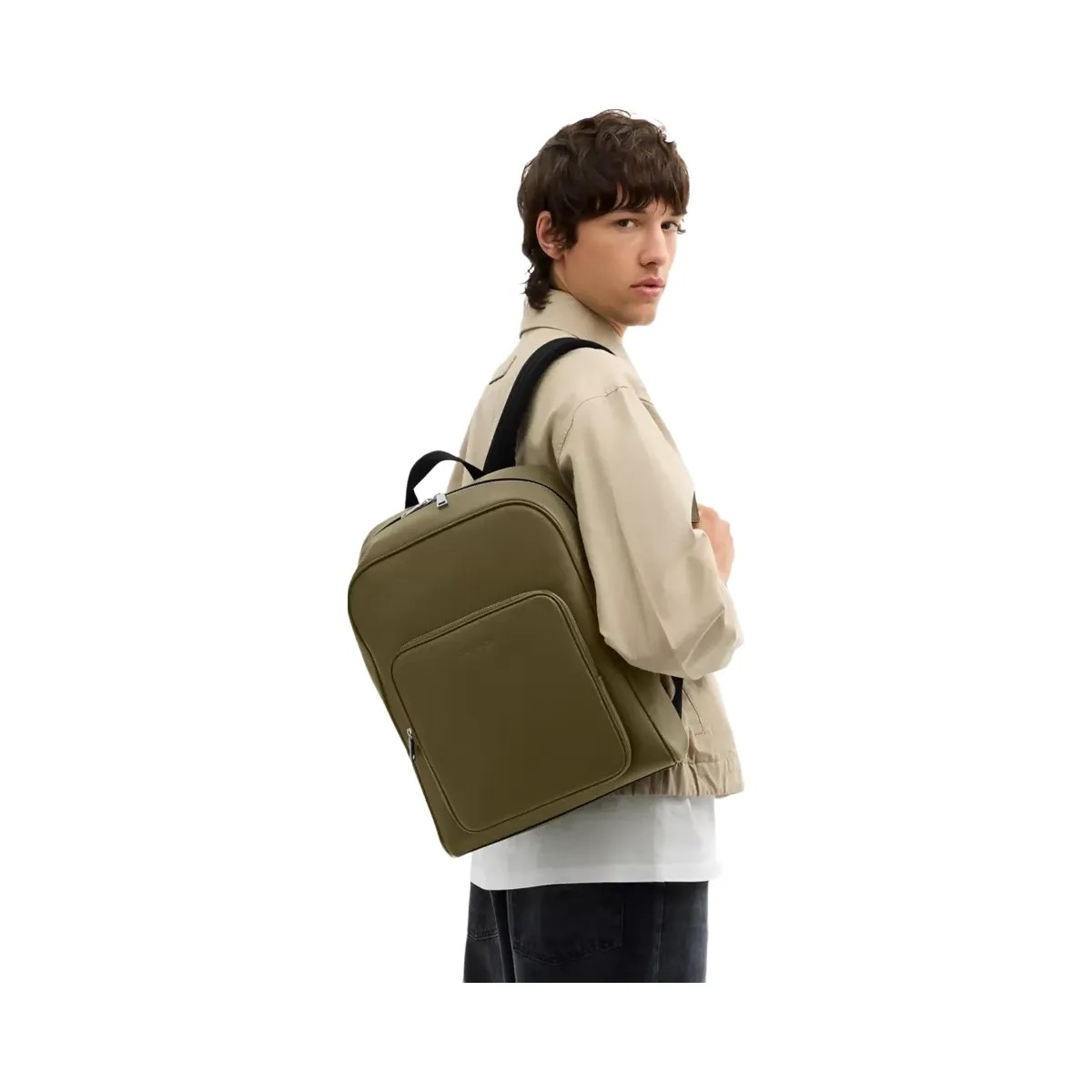 Coach Aiden Backpack in Silver Olive - HypeFly India View 5