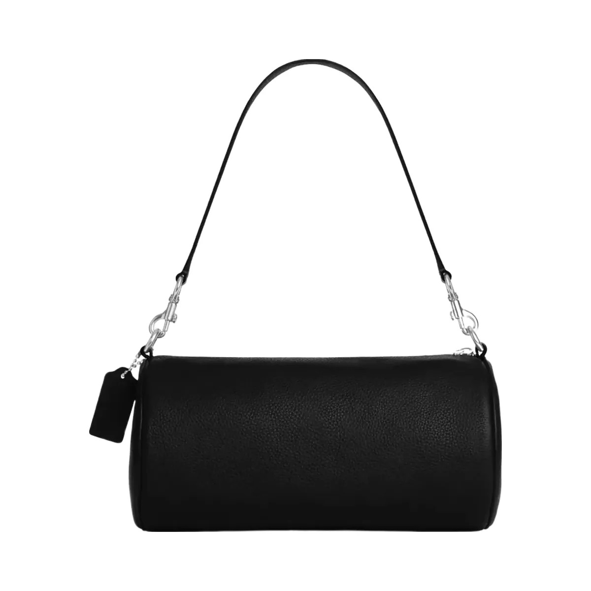 Coach Andre Barrel Bag 30 in Silver Black - HypeFly India View 3