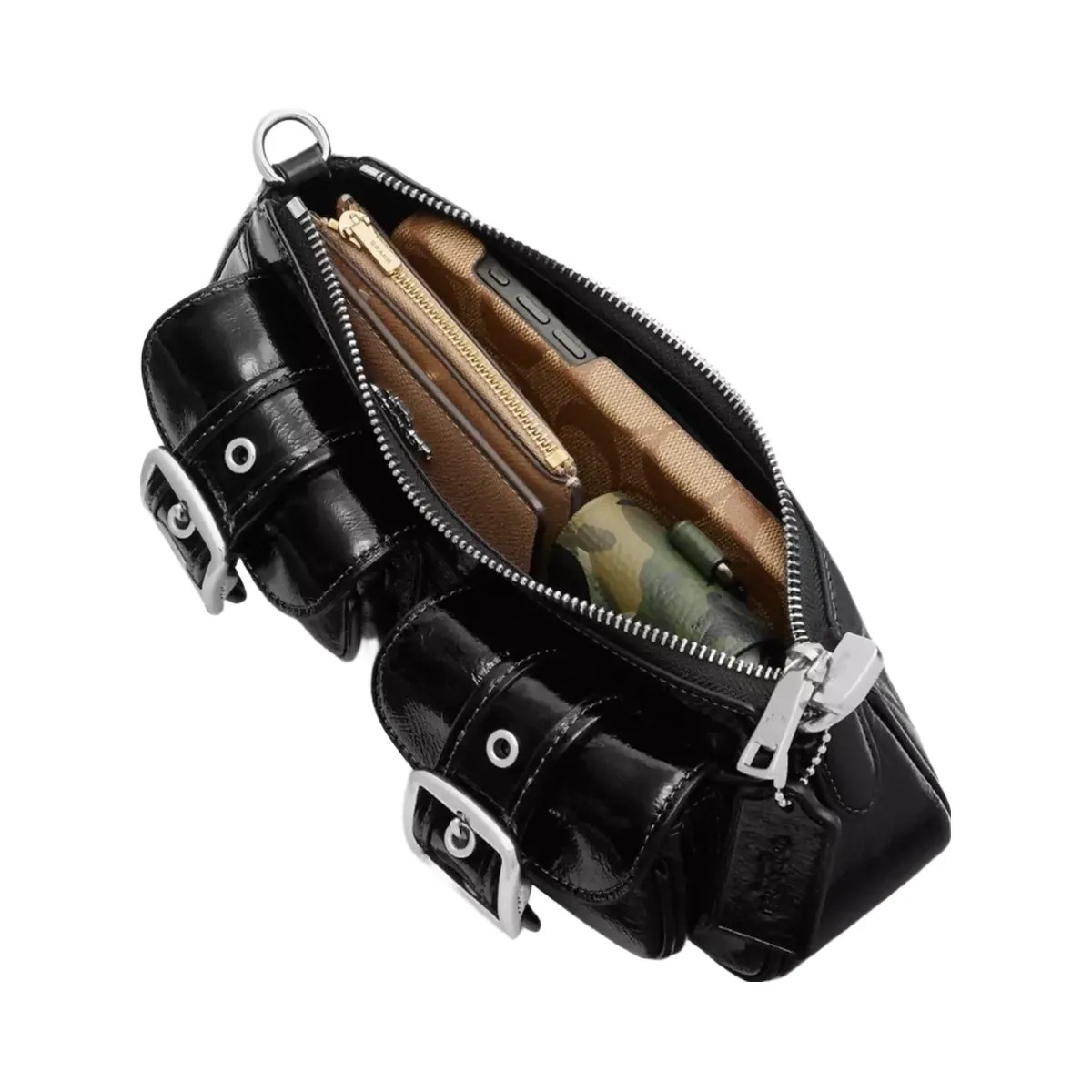 Coach Ashton Bag in Silver Black - HypeFly India View 3