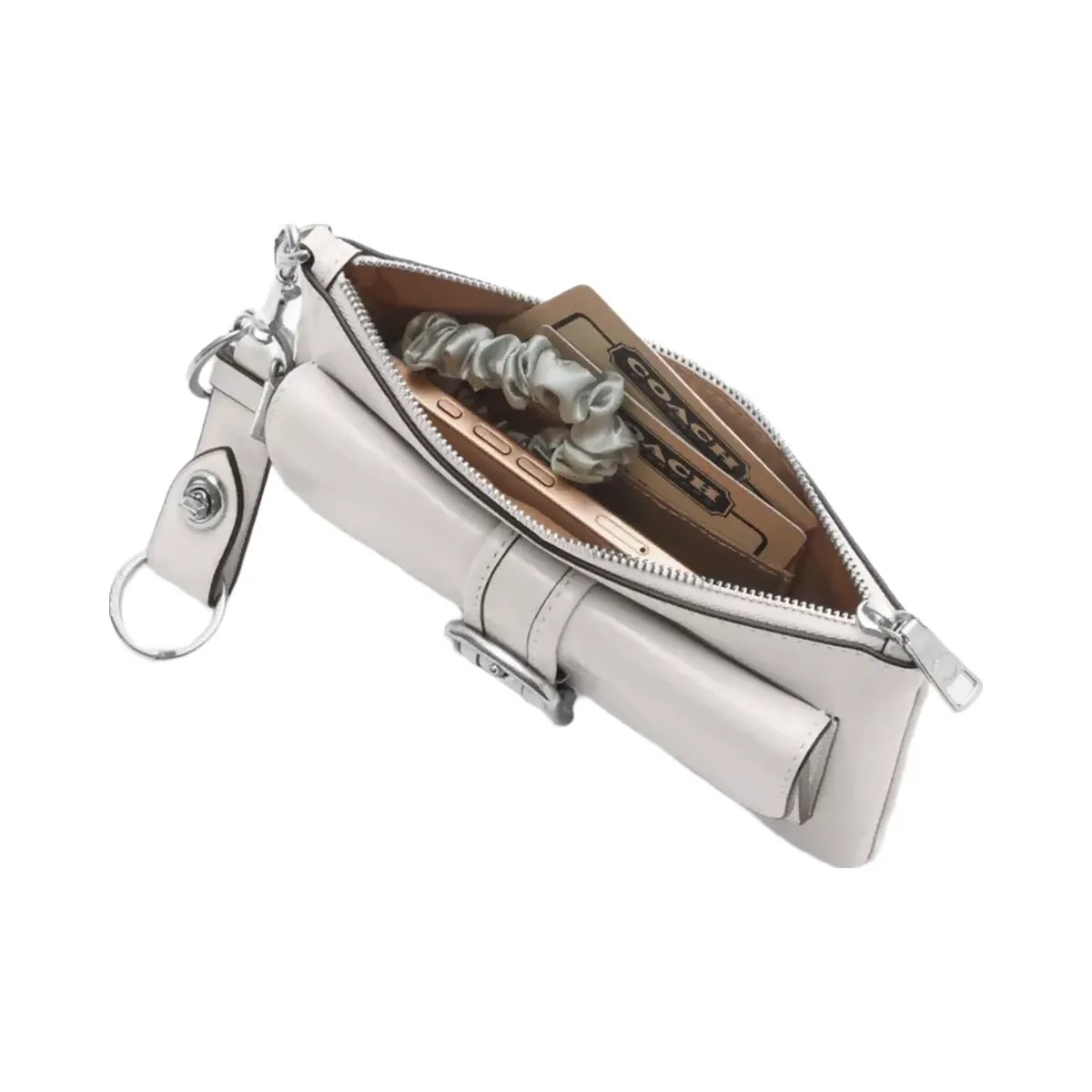 Coach Ashton Wristlet in Silver Chalk - HypeFly India View 2