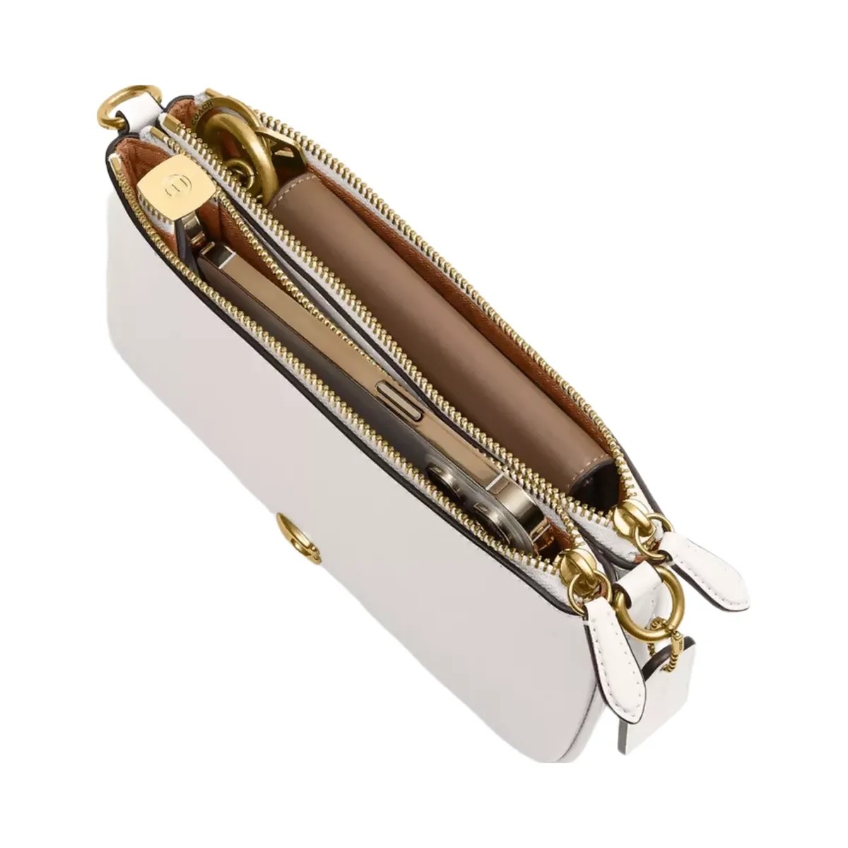 Coach Audrey Crossbody Bag in Brass Chalk - HypeFly India View 4