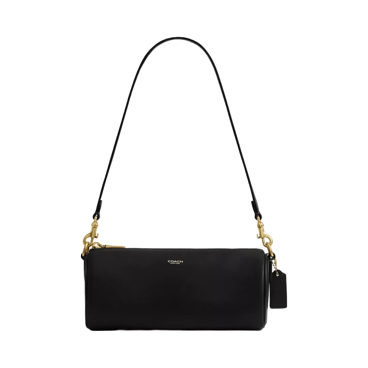 Coach Barrel Bag in Brass Black - HypeFly India View 1