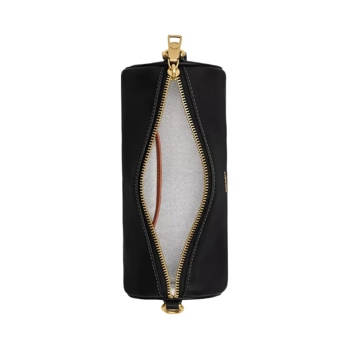 Coach Barrel Bag in Brass Black - HypeFly India View 5