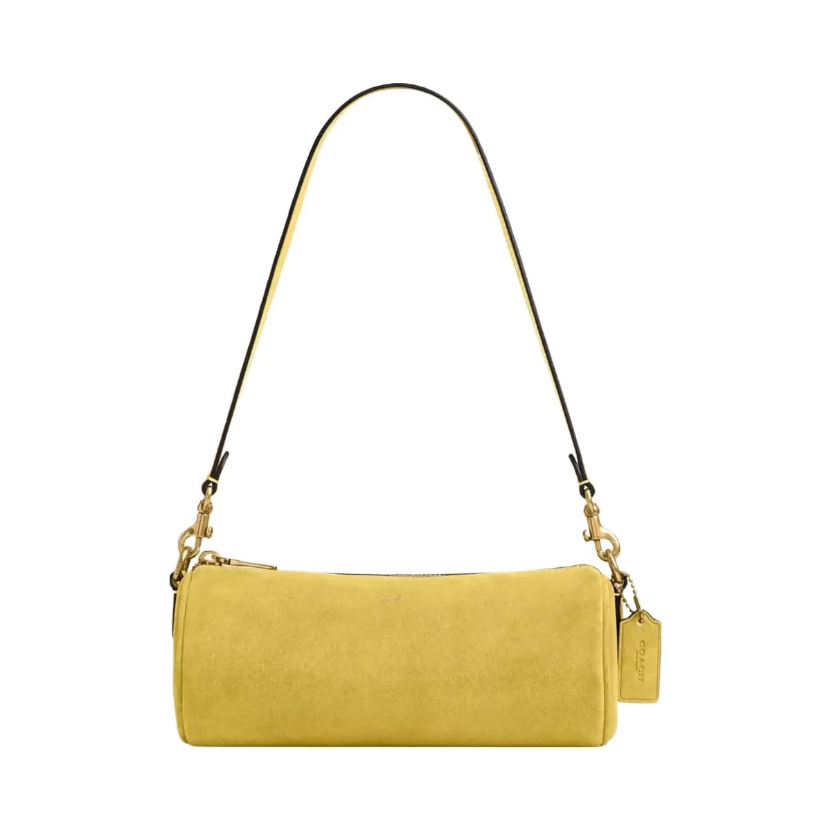 Coach Barrel Bag in Brass Light Citron - HypeFly India View 1