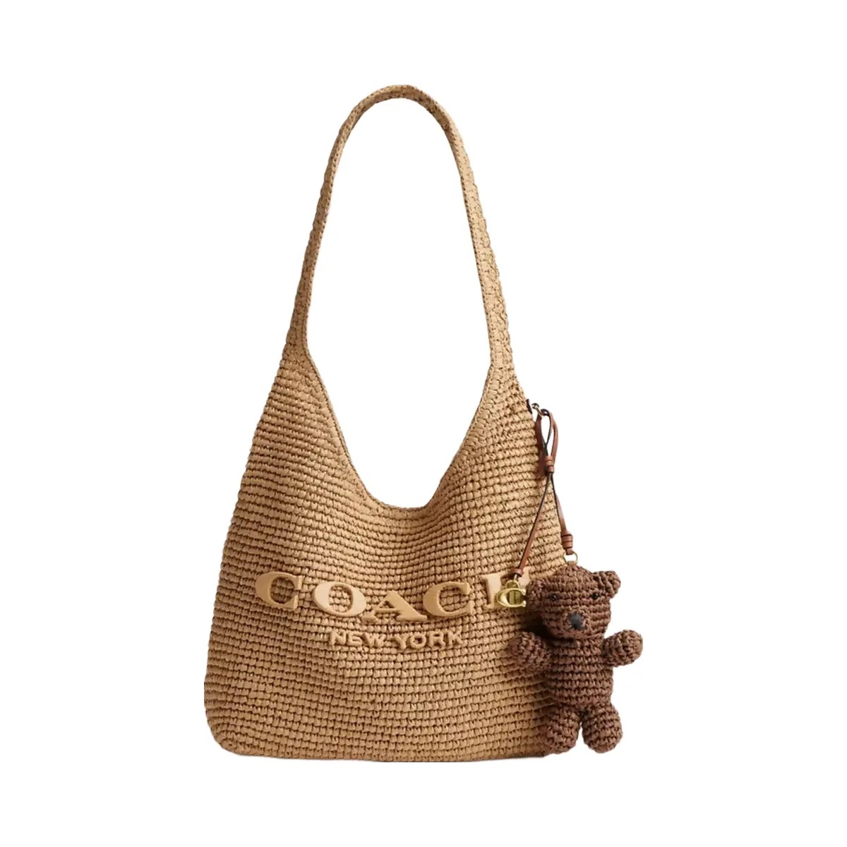 Coach Bear Bag Charm in Brass Multi - HypeFly India View 2