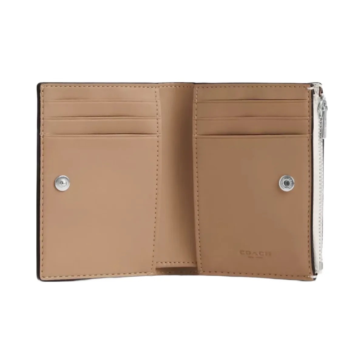 Coach Bifold Wallet in Silver Chalk - HypeFly India View 2
