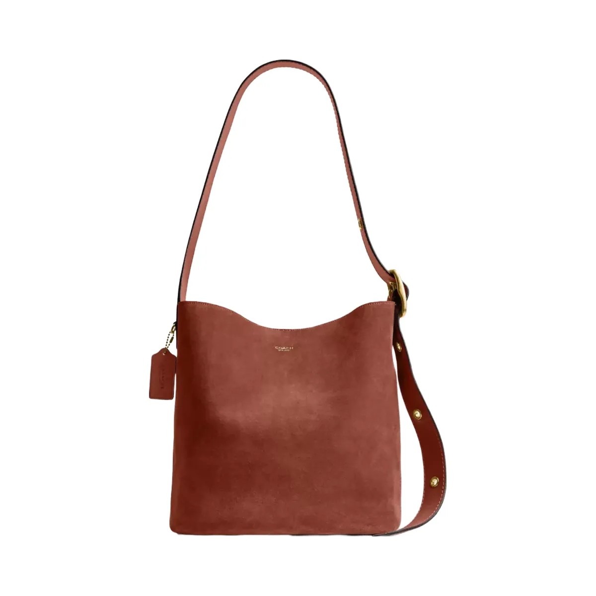 Coach Bleecker Bucket Bag in Brass Clay - HypeFly India View 1