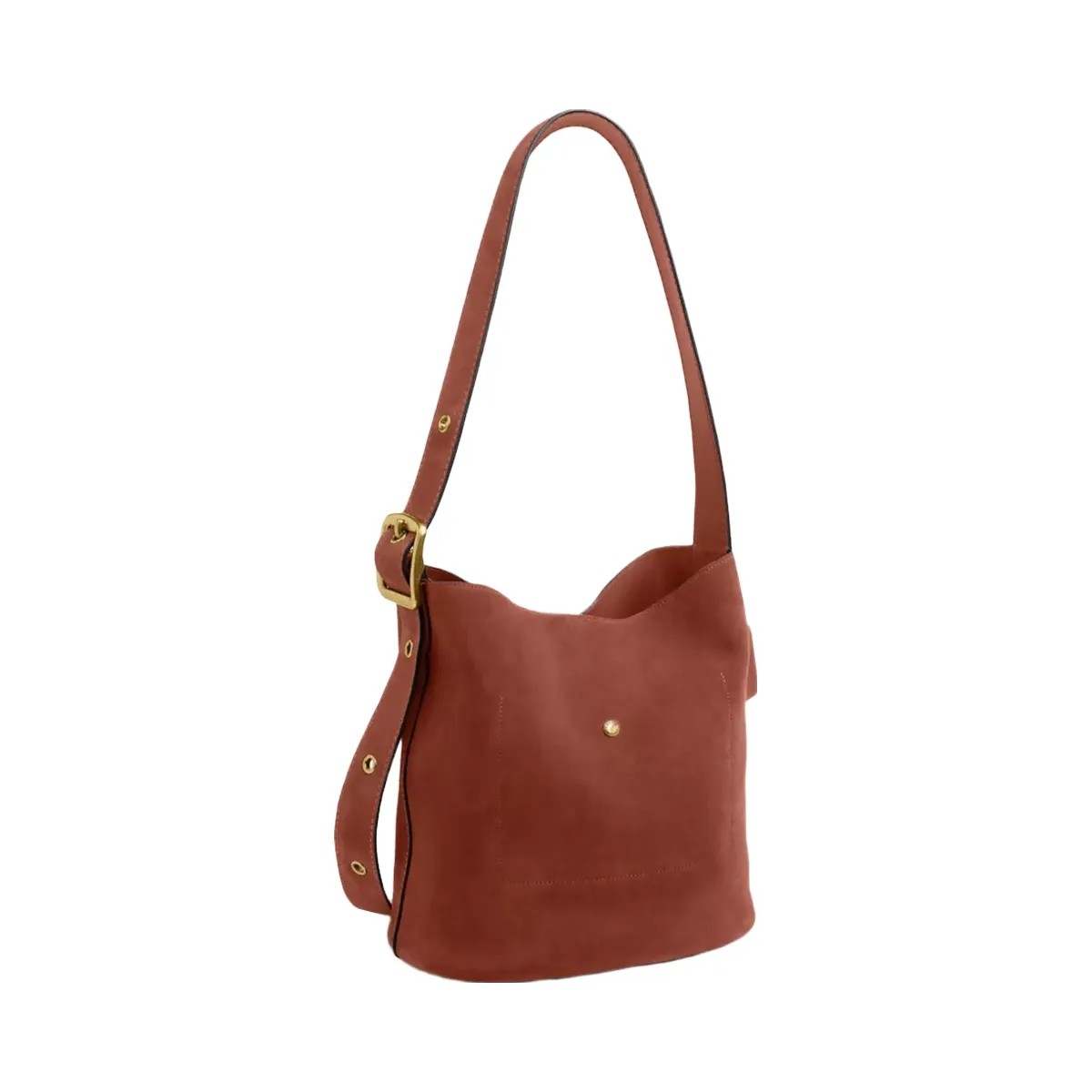 Coach Bleecker Bucket Bag in Brass Clay - HypeFly India View 3