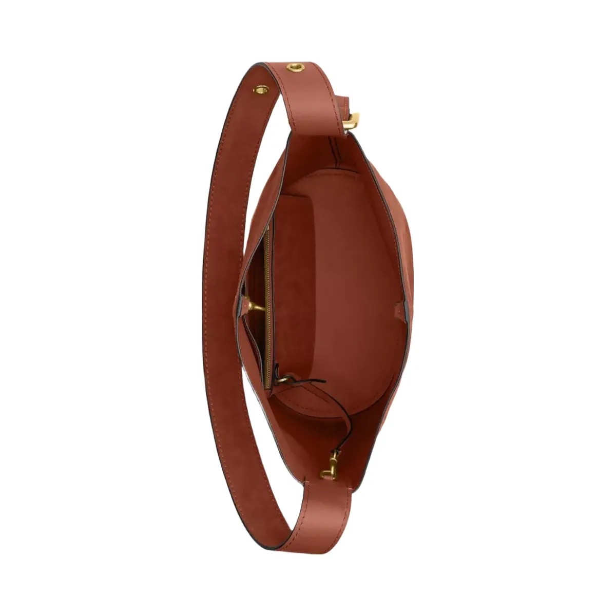 Coach Bleecker Bucket Bag in Brass Clay - HypeFly India View 6