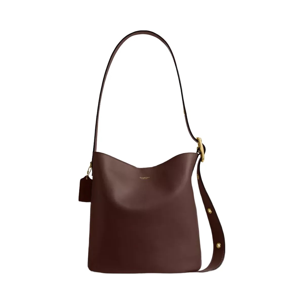 Coach Bleecker Bucket Bag in Brass Maple - HypeFly India View 1