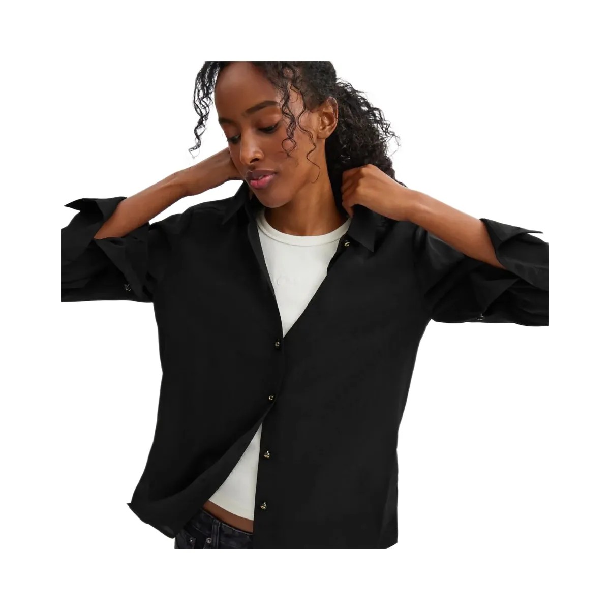 Coach Blouse Black - HypeFly India View 4
