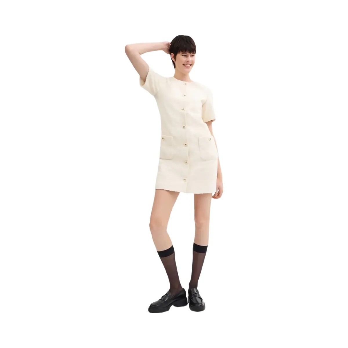 Coach Boucle Dress Cream - HypeFly India View 2