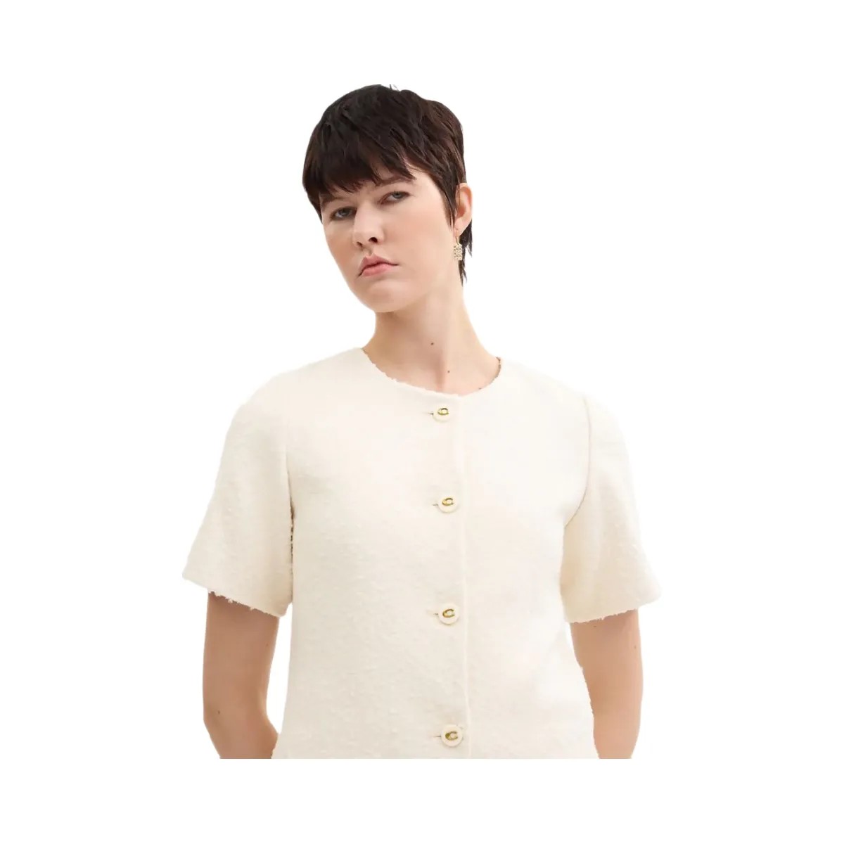 Coach Boucle Dress Cream - HypeFly India View 4
