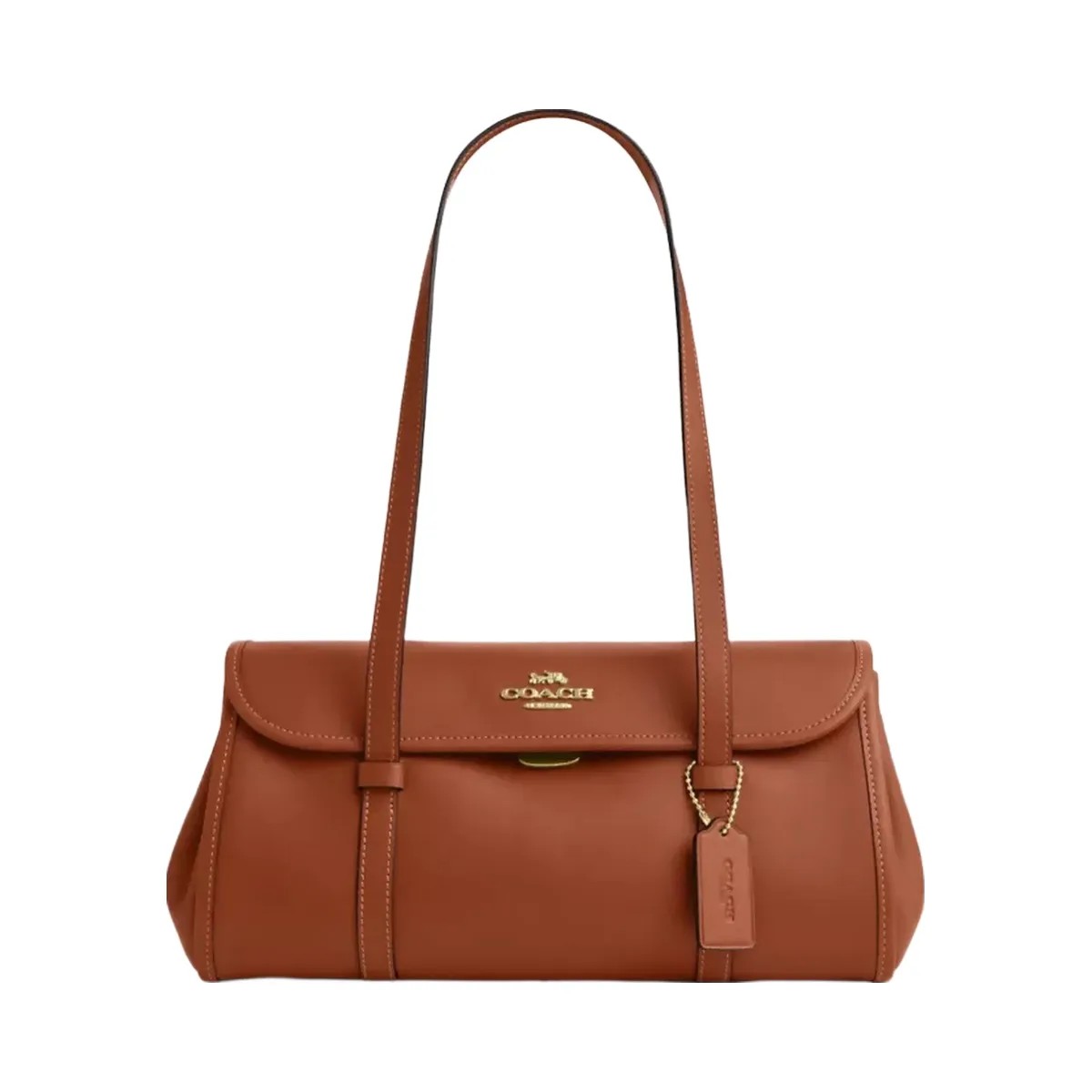 Coach Bridget Flap Shoulder Bag in Gold Tan - HypeFly India View 1