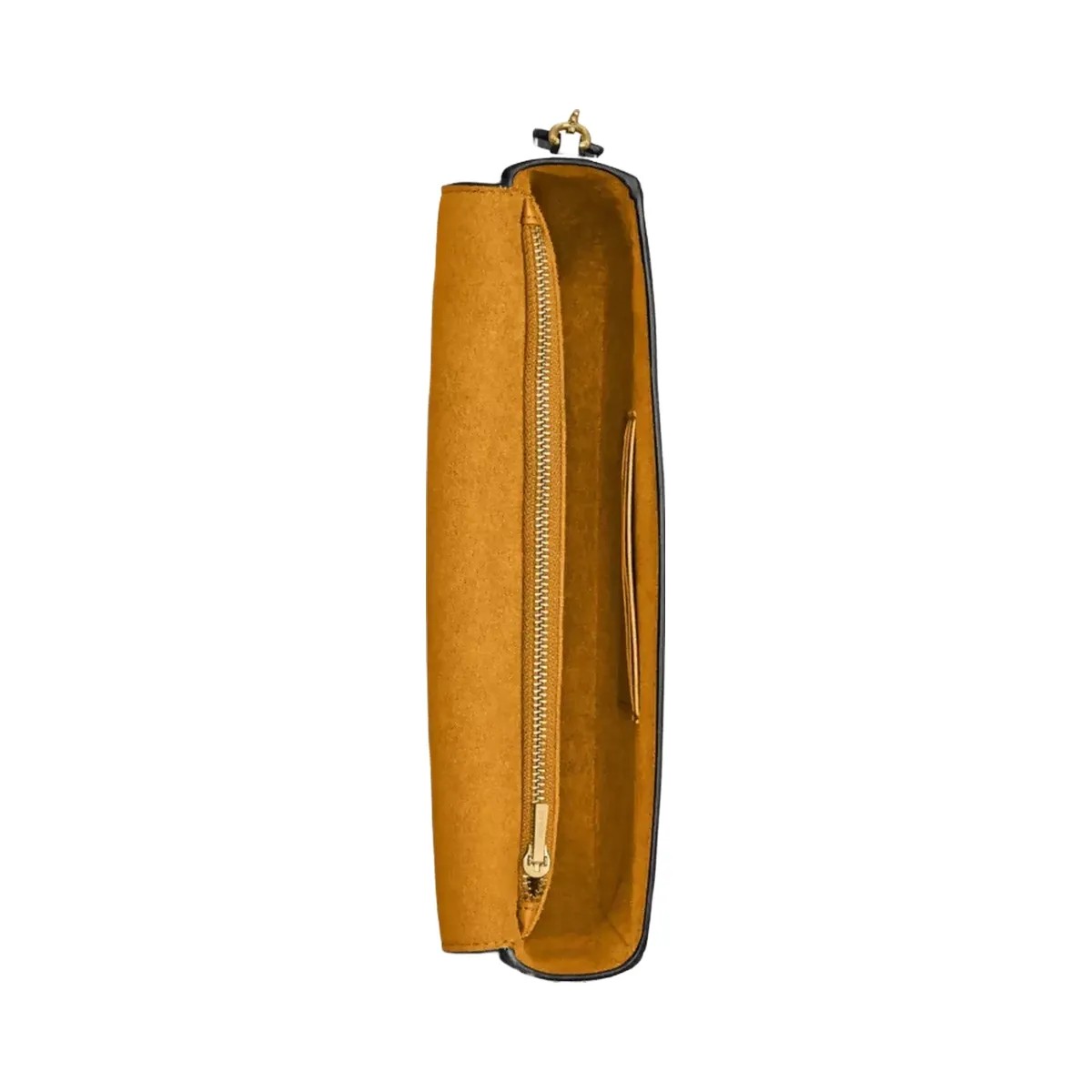 Coach Brook Flap Chain Bag in Brass Chalk - HypeFly India View 5