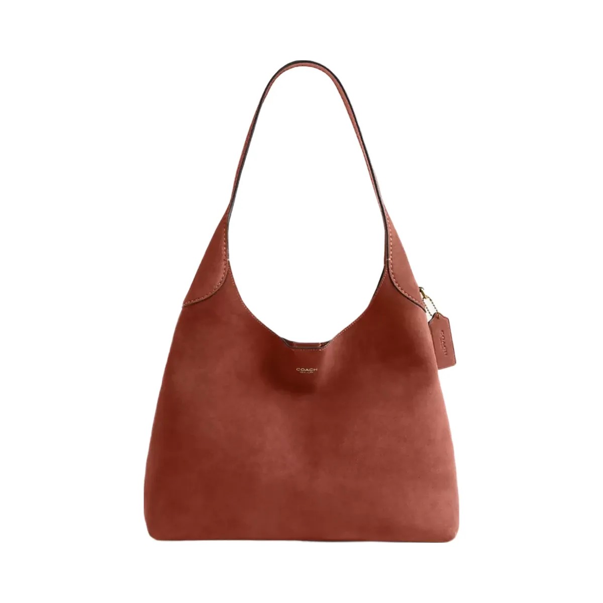 Coach Brooklyn Shoulder Bag 34 in Brass Clay - HypeFly India View 1