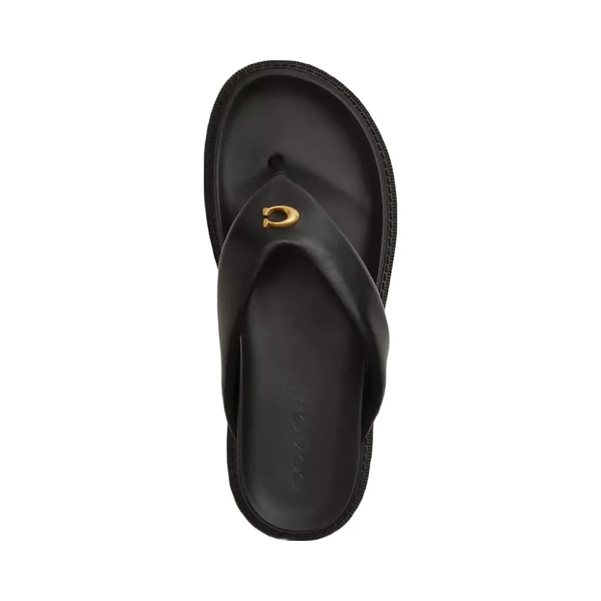 Coach Brynn Thong Sandal in Black - HypeFly India View 3