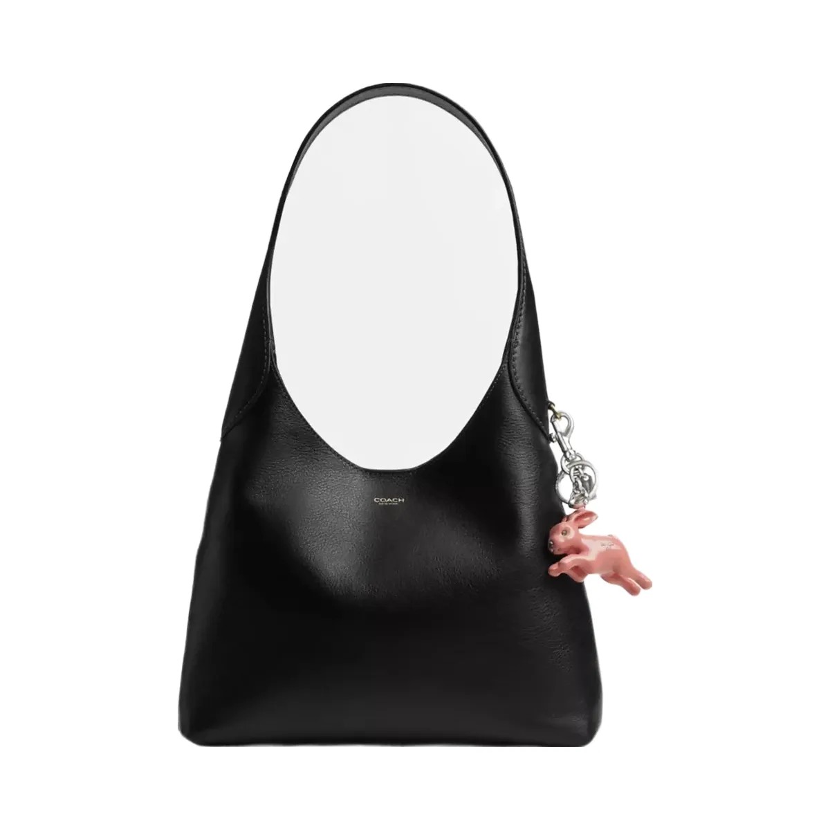 Coach Bunny Bag Charm in Silver Pink - HypeFly India View 2