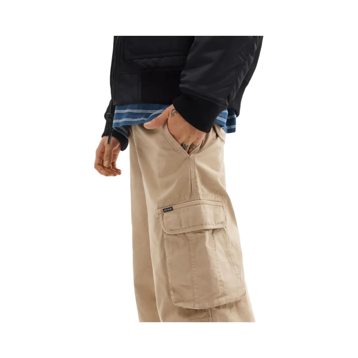 Coach Cargo Pants Khaki - HypeFly India View 4