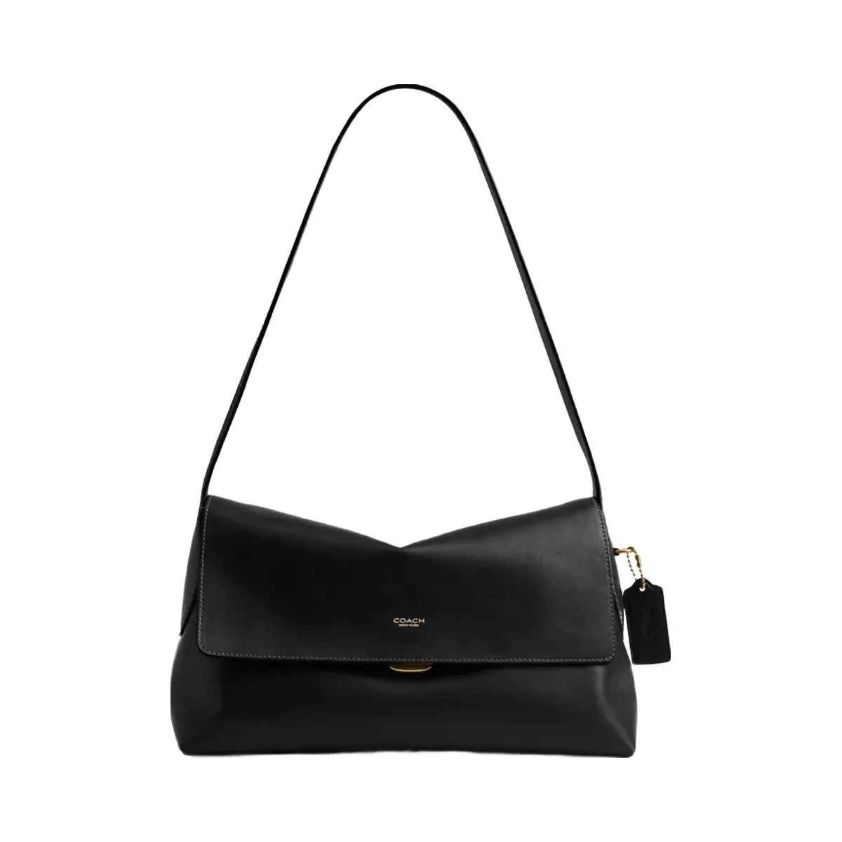 Coach Chelsea Shoulder Bag 30 in Brass Black - HypeFly India View 1