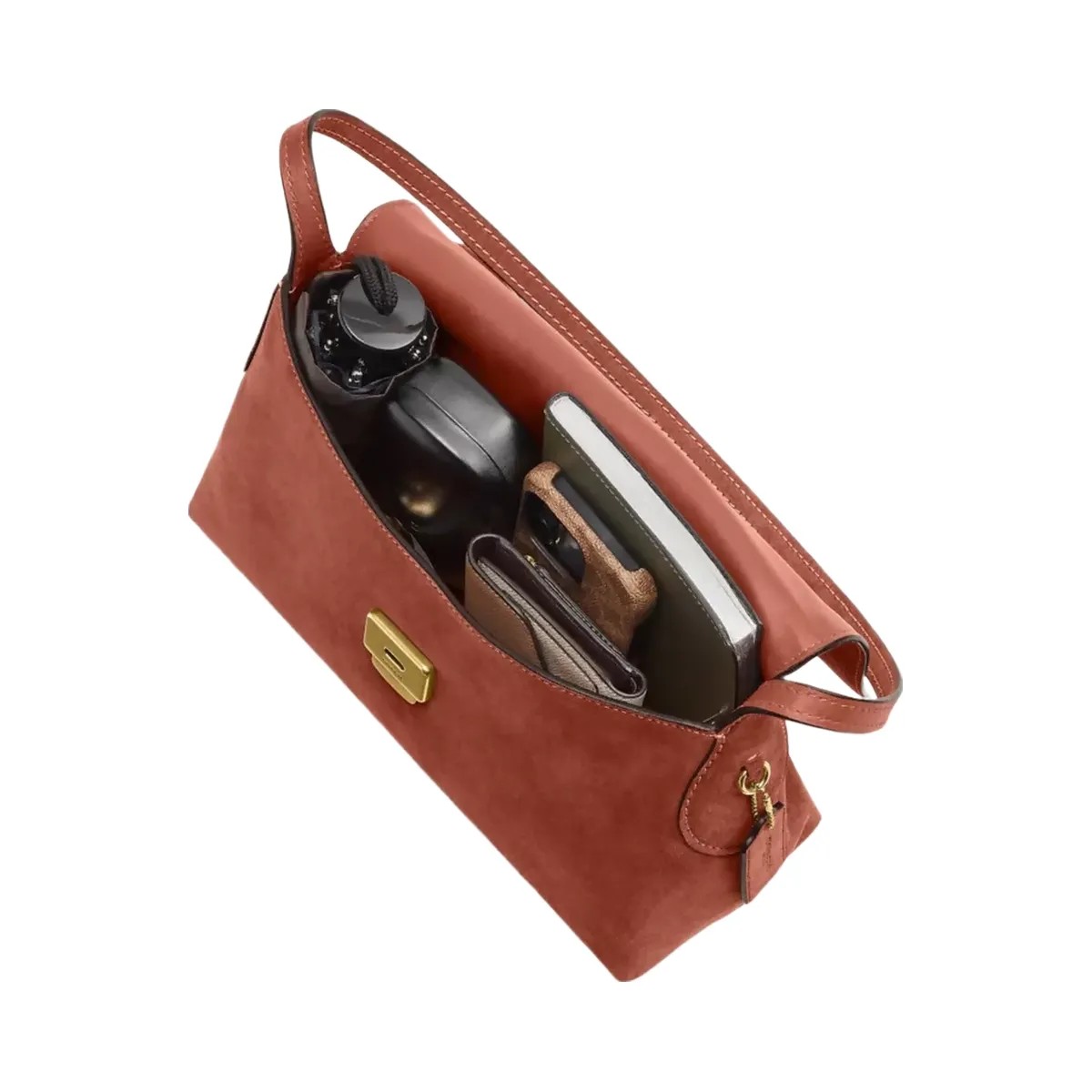 Coach Chelsea Shoulder Bag 30 in Brass Clay - HypeFly India View 4