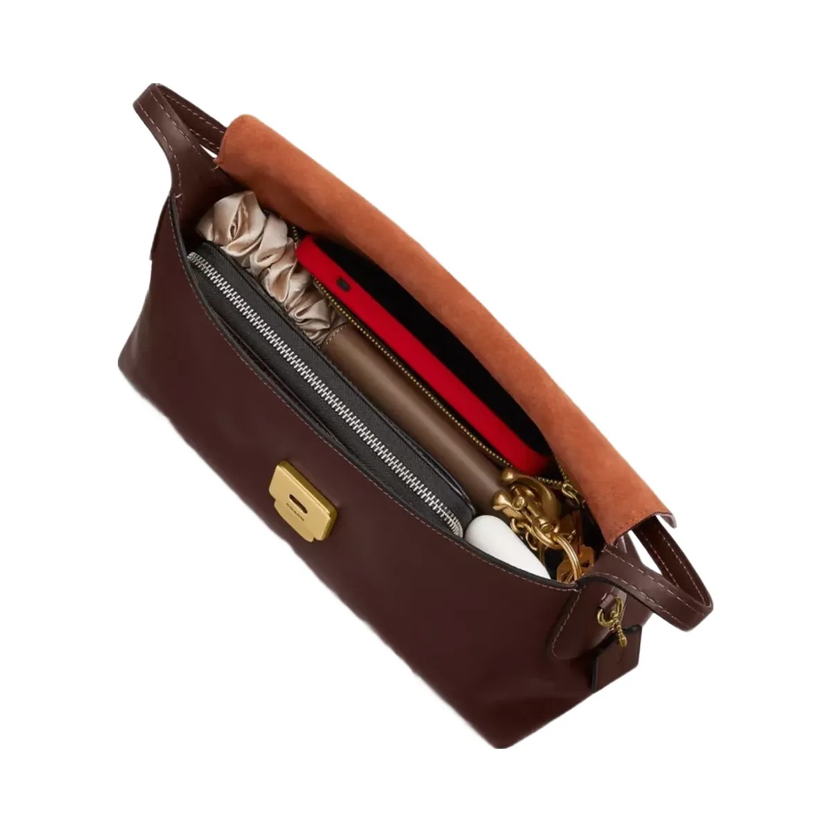 Coach Chelsea Shoulder Bag 30 in Brass Maple - HypeFly India View 4