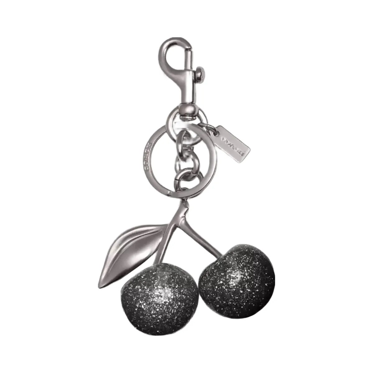 Coach Cherry Bag Charm in Silver Silver - HypeFly India View 1