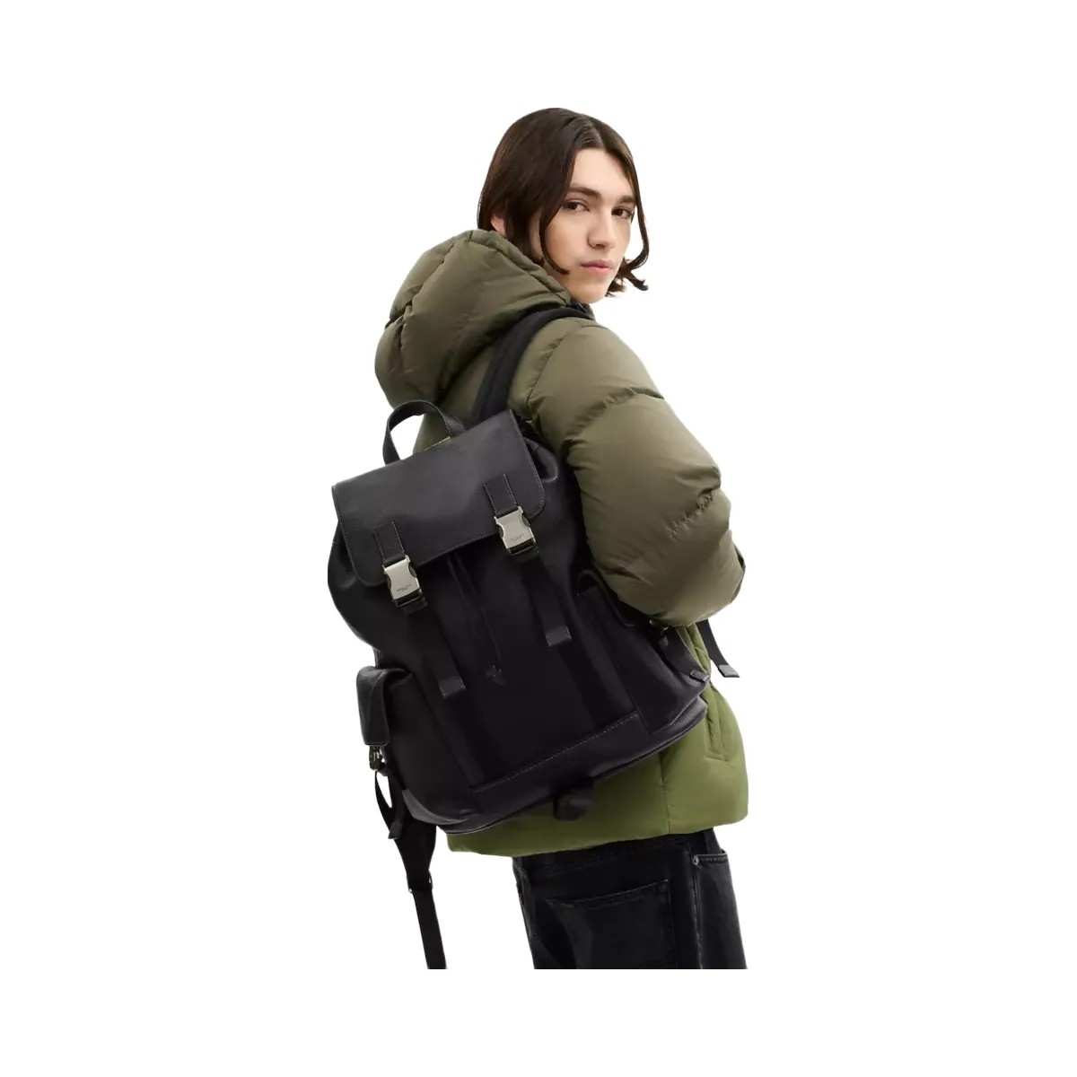Coach Clark Backpack in Gunmetal Black - HypeFly India View 4