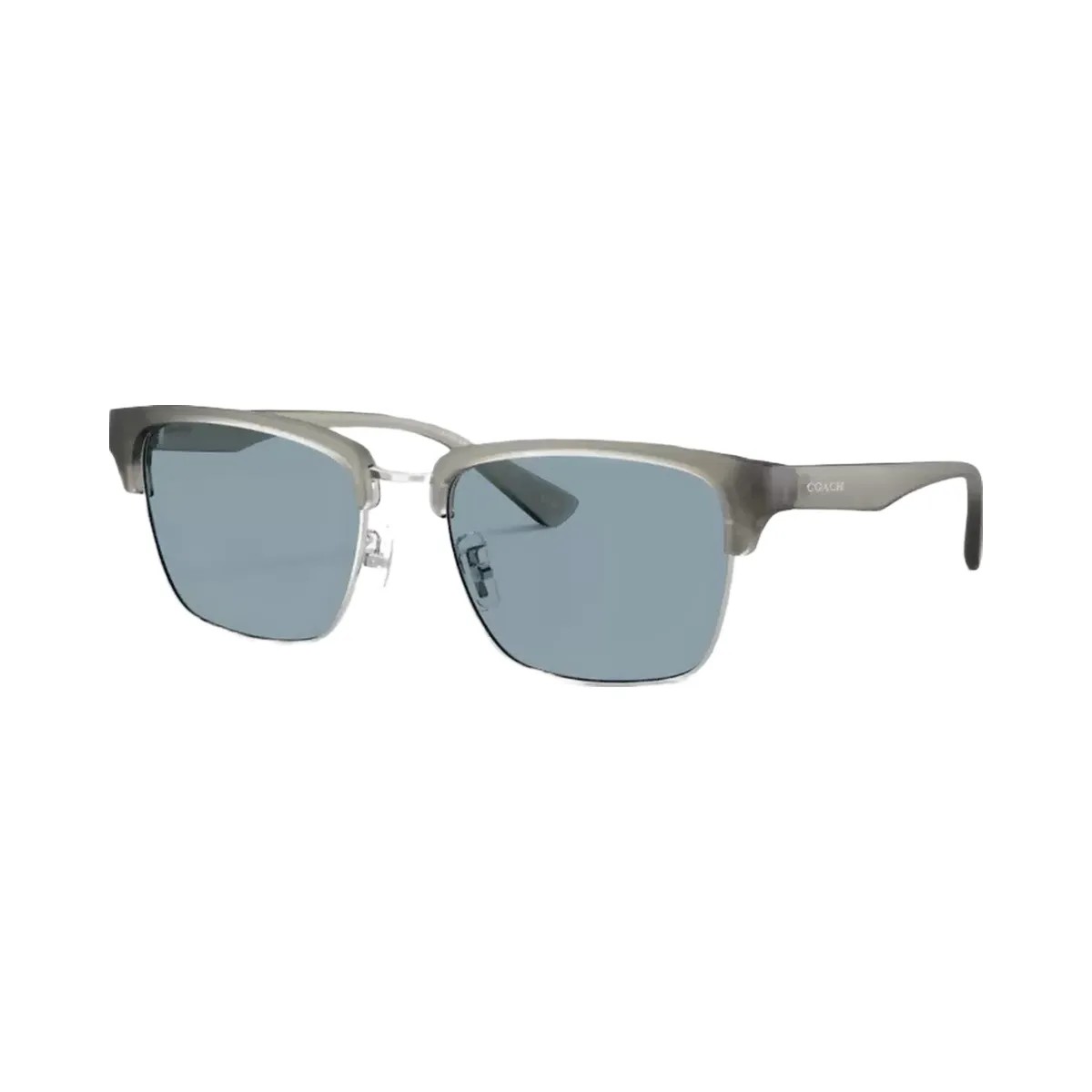 Coach Coach Square Sunglasses in Matte Grey - HypeFly India View 1