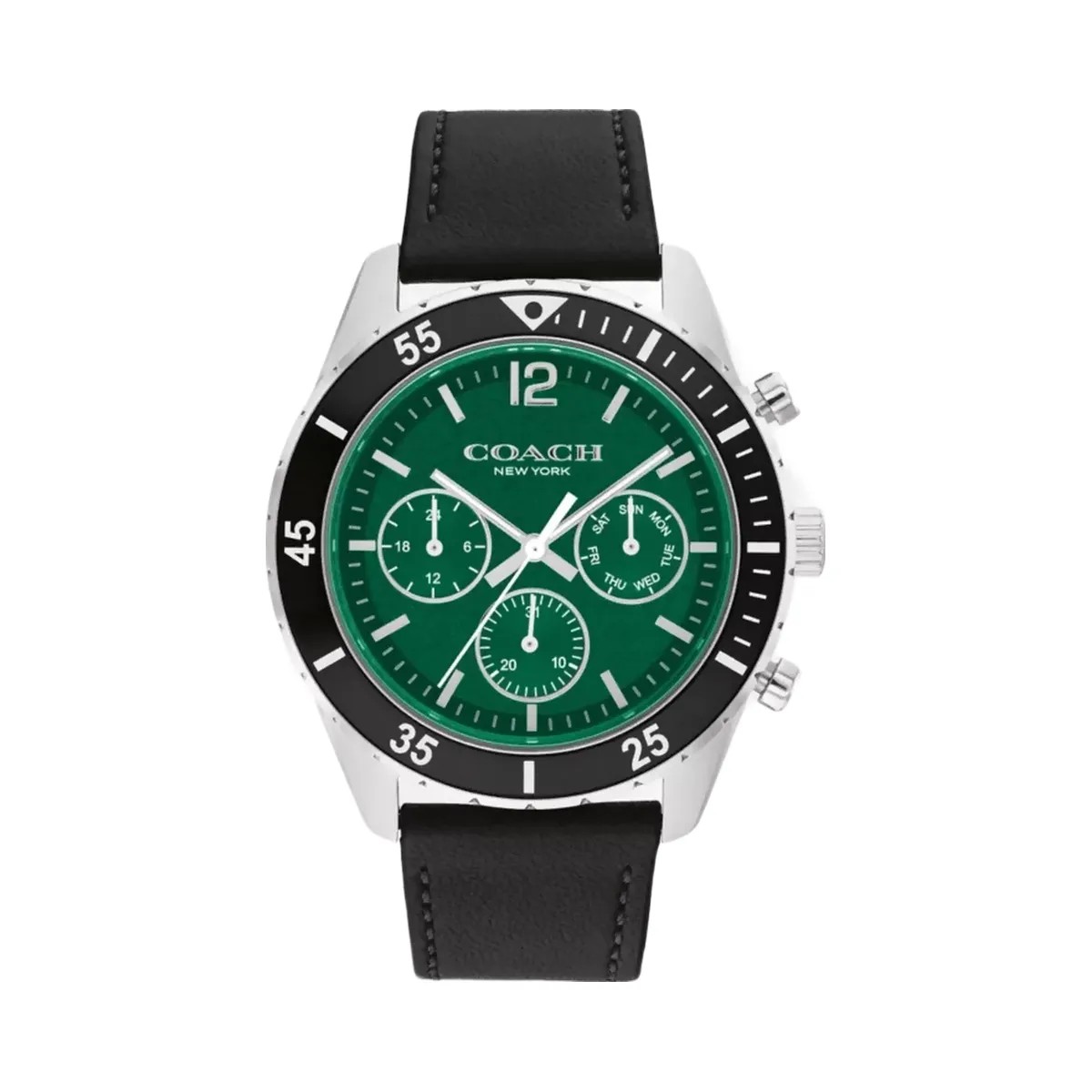 Coach Cole Watch, 44 Mm in Black - HypeFly India View 1