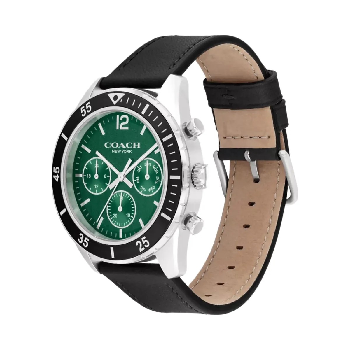 Coach Cole Watch, 44 Mm in Black - HypeFly India View 2