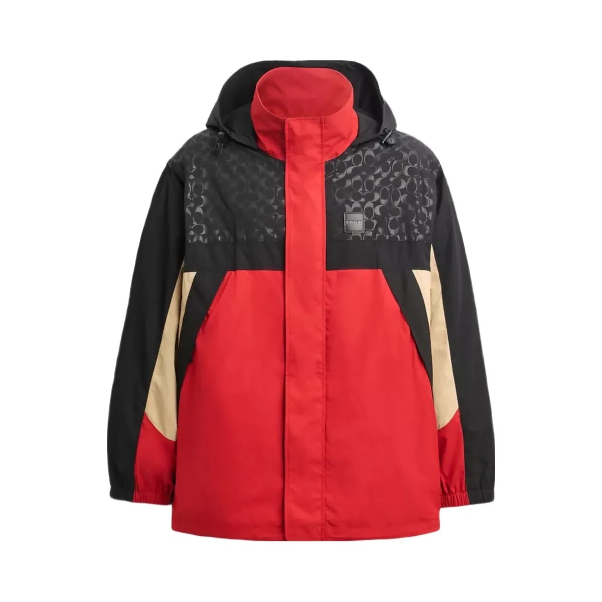 Coach Convertible Windbreaker in Black Red - HypeFly India View 1