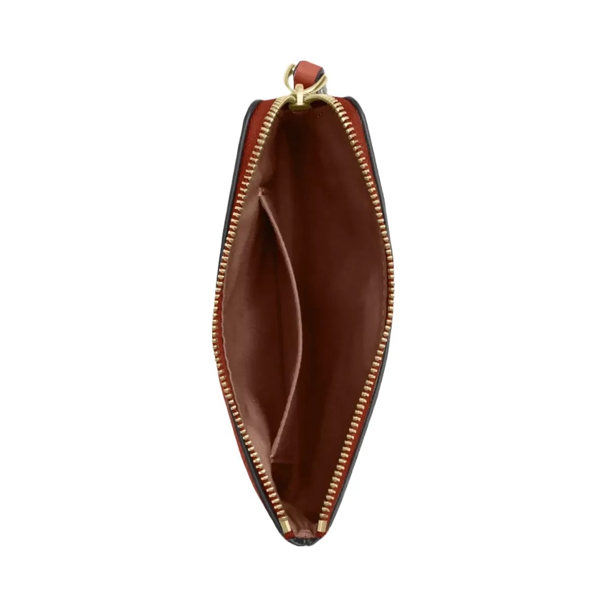 Coach Corner Zip Wristlet in Gold Cinnamon - HypeFly India View 2